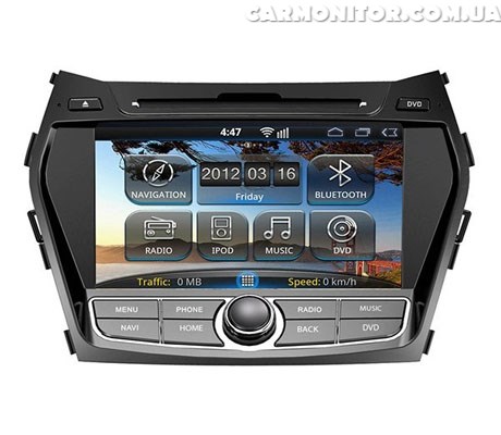 Штатная магнитола для Hyundai Santa Fe (2013+) ix45 Roadrover Android