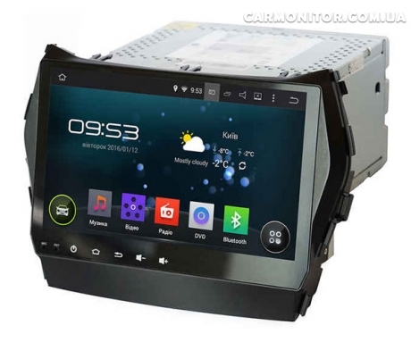 Штатная магнитола Hyundai Santa Fe 2013+ (IX-45) Incar AHR-2483A5/9 Android, фото 2