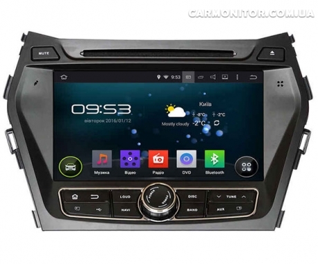 Штатная магнитола Hyundai Santa Fe 2013+ (IX-45) Incar AHR-2483A5 Android, фото 1