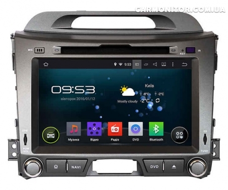 Штатная магнитола Kia Sportage R Incar AHR-1881A5 Android, фото 1
