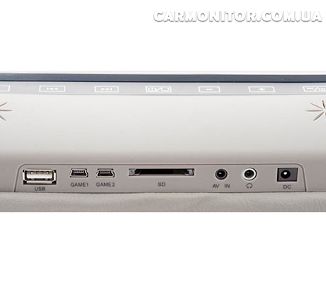 Подголовник с монитором и DVD-проигрывателем KLYDE Ultra 790 FHD серый, фото 2