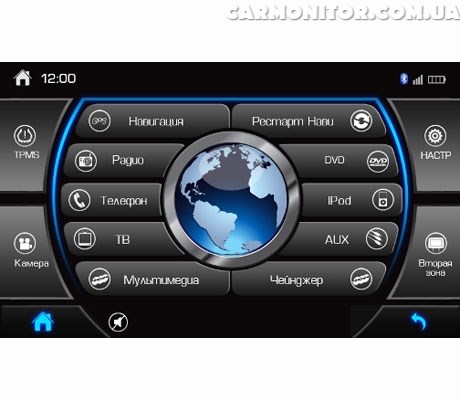 Меню штатной магнитолы для Volkswagen EOS Phantom DVM-1820G i6