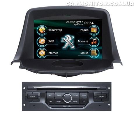 Штатная магнитола для Peugeot 206 Road Rover