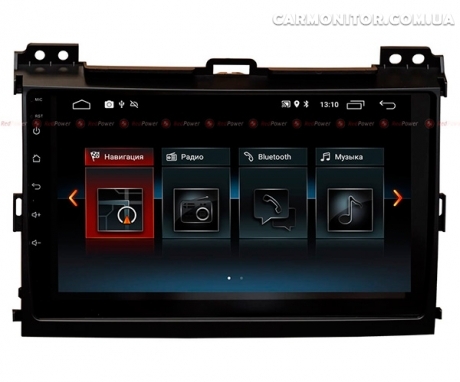 Штатная магнитола Toyota Land Cruiser Prado 120 RedPower 30182 IPS Android, фото 1