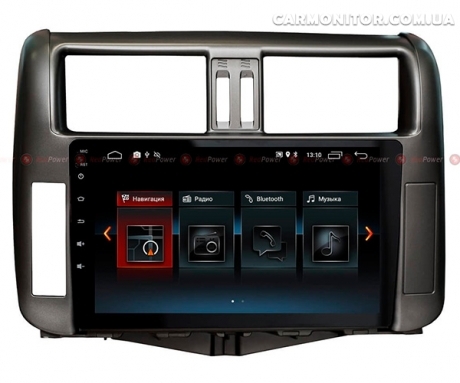 Штатная магнитола Toyota Prado 150 Lux 2009-2013 RedPower 30065 IPS Android, фото 1