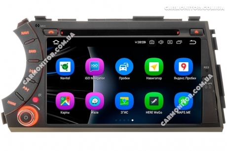 Штатная магнитола SsangYong Actyon, Kyron Mignova SKY-8909s Android