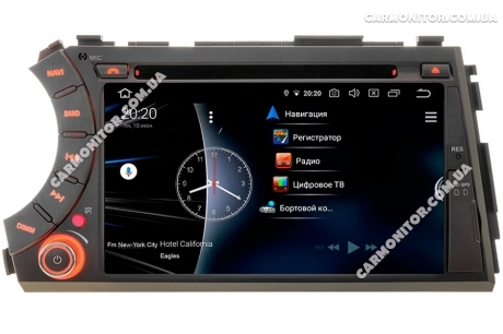 Штатная магнитола SsangYong Actyon, Kyron Mignova SKY-8909s Android