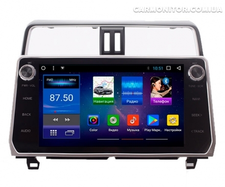 Штатная магнитола Toyota Prado 150 2017+ Sound Box STF-8116 Android