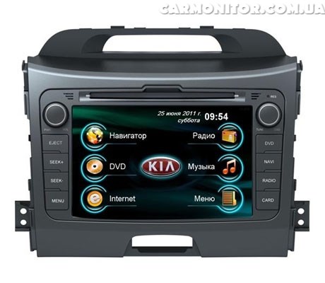 Штатная магнитола для Kia Sportage 2010+ Road Rover