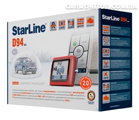 Автосигнализация StarLine D94 с автозапуском 2CAN GSM GPS, фото 1