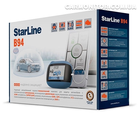 Автосигнализация StarLine B94 с автозапуском 2CAN GSM, фото 1