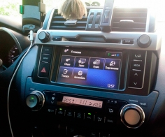 Мультимедийный навигационный блок для Toyota Camry 2014-2017 NaviTouch NT3325 Android, в автомобиле
