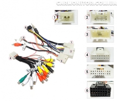  Провода для подключения к штатной проводке авто Toyota Prado 150 Lux EasyGo S327