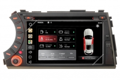 Штатная магнитола SsangYong Actyon, Kyron Mignova SKY-8909 Android, фото 7