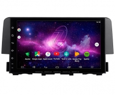 Штатная магнитола Honda Civic 2016-2017 Gazer CM6509-FB4 Android