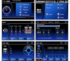 Меню штатной магнитолы Road Rover Honda Accord (2013+)
