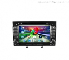 Штатная магнитола Peugeot 408 чёрный Gazer CM272-408B