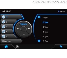 Меню штатной магнитолы Skoda Yeti Phantom DVM-1822G i6