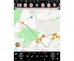 Штатная магнитола Toyota Prado 150 Lux RedPower 31265 Tesla Style Android