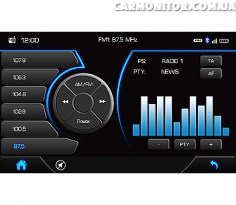 Меню штатной магнитолы Phantom DVM-1900G i6 для VW Touareg