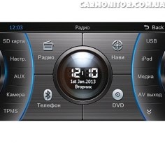 Меню штатной магнитолы для VW Passat Phantom DVM-1820G i6
