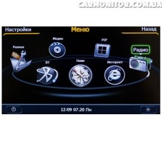 Меню штатной магнитолы для Skoda Octavia Winca S100 C004i