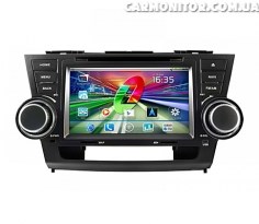 Штатная магнитола Toyota Highlander Gazer CM182-A33