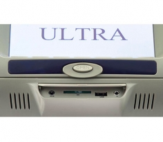 Комплект подголовников с монитором и DVD-проигрывателем KLYDE Ultra 7745 HD серый, фото 3