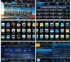 Меню магнитолы Toyota Universal Android