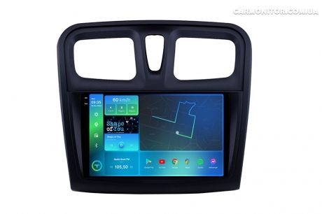 Штатна магнітола Torssen 2K Renault Sandero/Logan 14-19 F96128 4G Carplay DSP