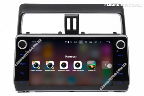 Штатная магнитола Toyota Prado 150 2018+ Mignova CarPad TLС-7918s Android