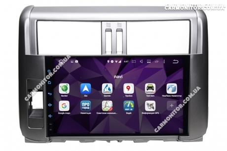 Штатная магнитола Toyota Prado 150 Comfort 2010-2013 Mignova TLP-7910 Pro Android Gray, фото 4